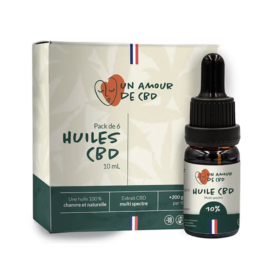 Huile CBD BIO 20% sans THC - Multi-Spectre